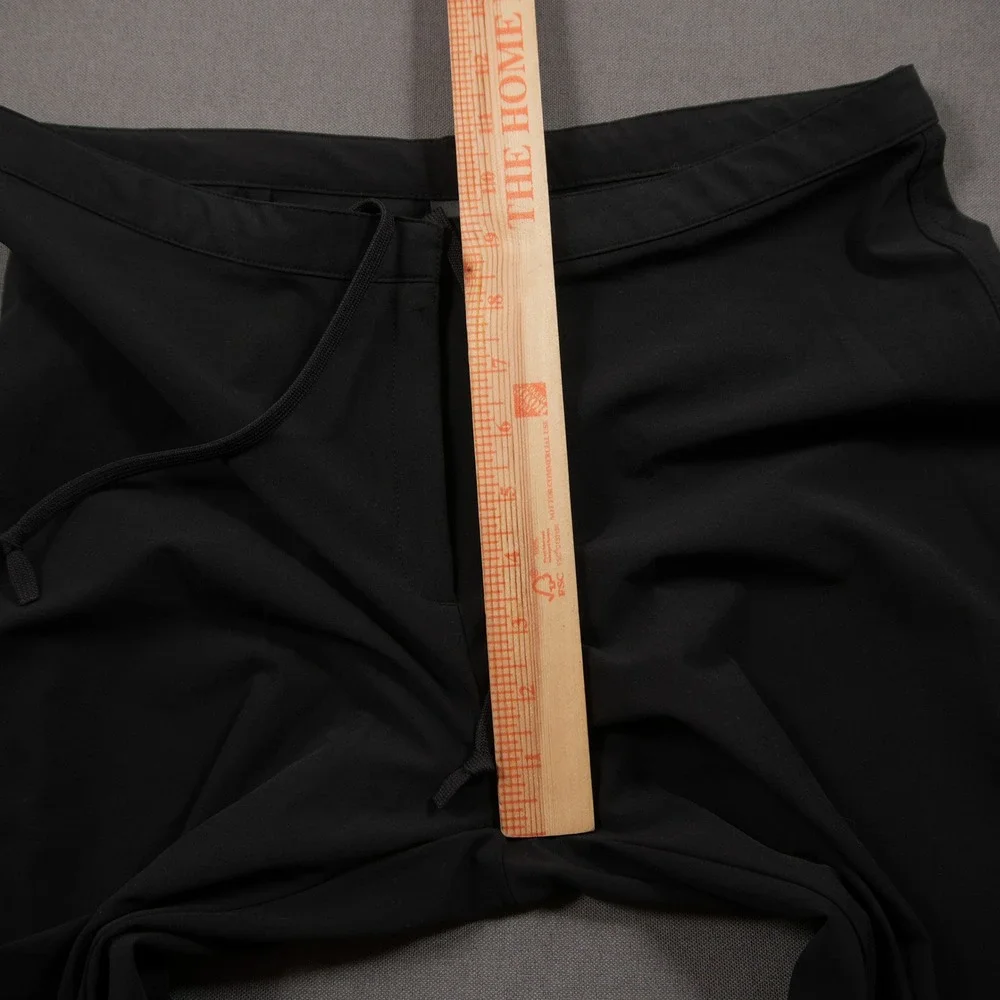 Y2K Nike Wide Leg Cropped Capri Baggy Dri-FIT Women Pants M Gray Tag Gym